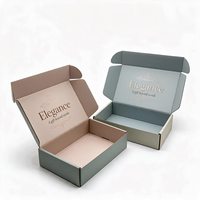 Boîtes d'emballage personnalisées pour vêtements et chaussures pour femmes, boîtes en carton ondulé recyclables avec gaufrage, boîtes d'expédition en papier