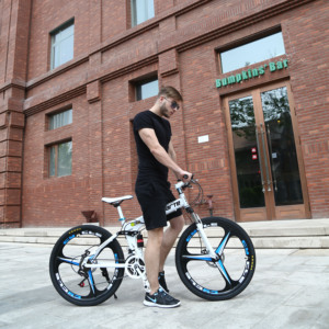 2024 amortiguador 21 velocidades disco rompe bicicleta plegable marco rojo 16 pulgadas aleación de aluminio menos que <span class=keywords><strong>Minivelo</strong></span> bicicleta plegable - Product Image 3