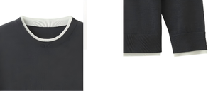 Custom Solid Knitted O Neck <b>Pullovers</b> Washable Wool <b>Men</b> Sweater With Long Sleeves - Product Image 3