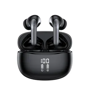 Top Selling High Quality HD Hifi Stereo Led Display TWS Earphones Headphones ANC BT5.3 Wireless Noise Cancelling Earbuds