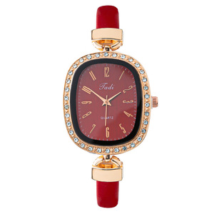 Montre à quartz ovale pour femme, boîtier <span class=keywords><strong>en</strong></span> alliage, incrustée de diamants, écologique, best-seller, tendance, pour le commerce international, <span class=keywords><strong>en</strong></span> <span class=keywords><strong>direct</strong></span> - Product Image 2