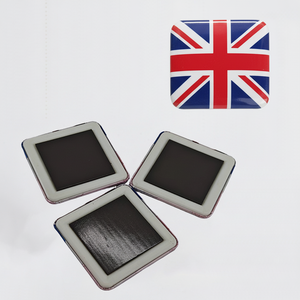 Distintivi Quadrati in Metallo da 50x50 mm, Forniture di Magneti da Frigorifero pressofusi con <span class=keywords><strong>Stampa</strong></span> Digitale, 100 Set per Confezione - Product Image 4