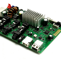 Solution PCBA d'amplificateur stéréo avec écran tactile, carte d'amplification avec protection pour enregistreur sonore et système de haut-parleurs OEM