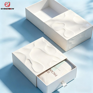 EBB Luxury Eco-Friendly Reusable Closure Paper Drawer <b>Box</b> Wholesale Custom Logo Jewelry Gift Packaging for Rings Earrings - Product Image 1