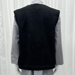 2025新デザイン暖かいイスラムサウジアラビア厚い暖かいシャモアの毛皮のマント男性冬のイスラムのベストThobeベスト - Product Image 6