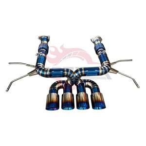 Vortex ไทเทเนียม catback ท่อไอเสียสีฟ้าเผาเสร็จ1.5มมแผ่นเหล็ก Chevrolet Corvette C8 Z06เสียงที่ใช้งาน valvetronic 24เดือน - Product Image 2