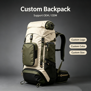 Sac à dos de randonnée anti-odeur multi-styles avec logo personnalisé, prêt pour le voyage, sac à dos d'escalade 36-56L grande capacité pour activités de plein air - Product Image 5