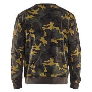 BLAKLADER - 940811584599XXXL Sweat unisexe limité Vert olive foncé/Noir-EAN 7330509712962 WORK HOODIES - Product Image 3