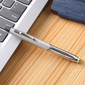 3-in-1 Stylus <b>Pen</b> with LED Light - Custom Metal <b>Pen</b> for Promotional <b>Gifts</b> & Office Use - Product Image 2
