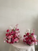 Nouvelle boule de fleurs artificielle moderne de 30 cm, petite boule de fleurs pour centre de table, décoration de table de mariage.