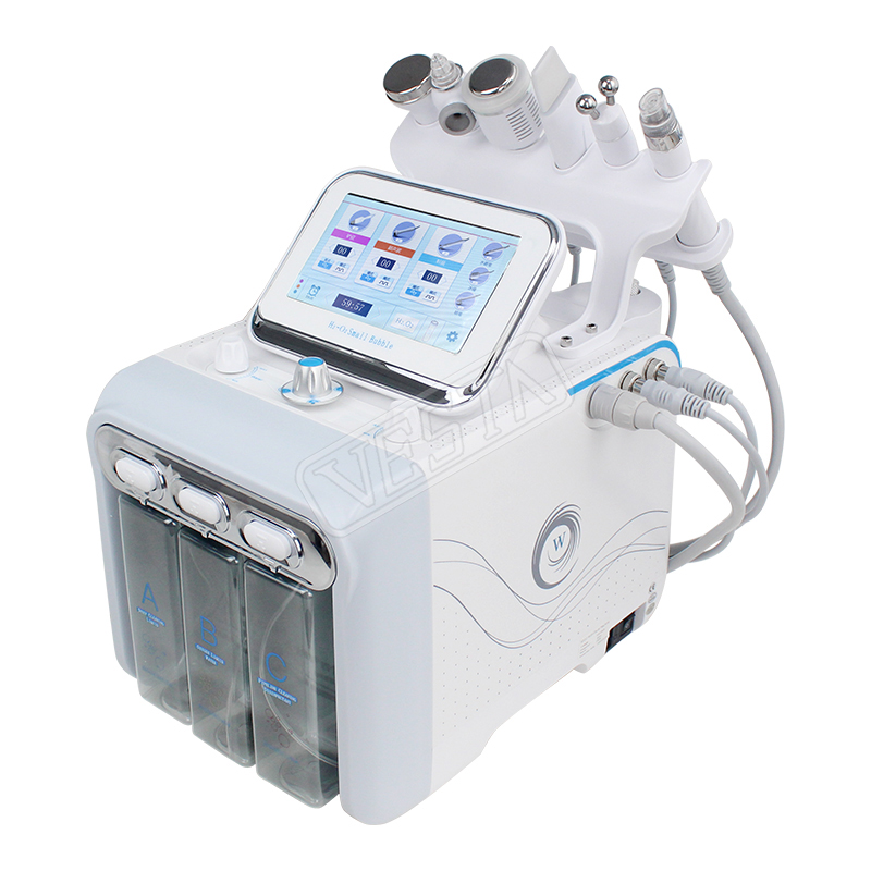 2022 новые продукты 6 в 1 Aqua пилинг Hydra Oxyge Алмазная дермабразия для лица Hydra H2o2 машинка для лица