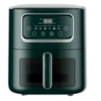 Appareils électroménagers intelligents OEM, meilleure friteuse à air, Airfly, acier inoxydable, grande capacité pour la cuisine à domicile, 5l 6l 10l 8l électrique