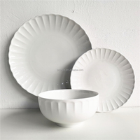 Vente en gros de vaisselle nordique en porcelaine service de table en céramique pour restaurants et hôtels