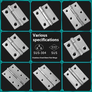 مفصلة تحمل صامتة من الفولاذ المقاوم للصدأ 3 بوصة ، خزانة مفتوحة مسطحة ، ملحقات الأجهزة لأثاث غرفة المعيشة - Product Image 3