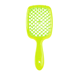 Cepillo para el cabello multicolor con diseño hueco, para cabello húmedo y seco, desenredante, masajeador de cuero cabelludo, cepillo ventilado para el cabello, ¡Gran oferta! - Product Image 4
