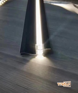 Gömme Dolap Kapı Çekme Kolu LED Işıklı Mutfak Dolabı Alüminyum Profil C Kolu - Product Image 3