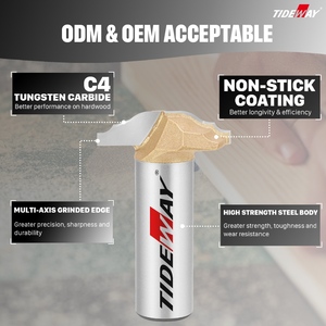 Tideway Carbide nghiêng <span class=keywords><strong>Router</strong></span> <span class=keywords><strong>bits</strong></span> Plunge <span class=keywords><strong>Router</strong></span> máy bằng gỗ chamfer chế biến gỗ công cụ cắt - Product Image 5