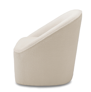 Sillón Giratorio de Estilo Moderno con Tapizado Bouclé, Suave y Versátil, Mueble para Sala de Estar, Oficina en Casa, Dormitorio, Apartamento, Hotel - Product Image 6
