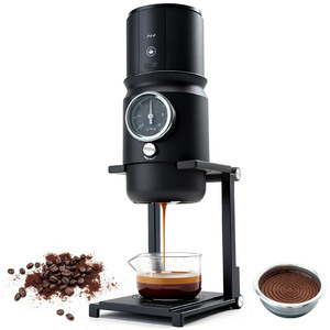 Machine à expresso portable Super58, pression réglable de 18 à 20 g, <span class=keywords><strong>cafetière</strong></span> USB-C <span class=keywords><strong>pour</strong></span> <span class=keywords><strong>voiture</strong></span>, camping, camping-car, randonnée et bureau - Product Image 1