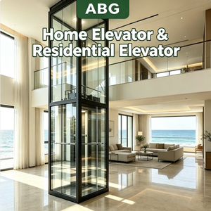 Mini <span class=keywords><strong>Ascensor</strong></span> Neumático Individual para el Hogar con Cabina de Pared Delgada, Elevador Doméstico para Viviendas Pequeñas o Villas Individuales - Product Image 1