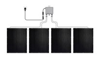 Système solaire photovoltaïque pour balcon, prêt à l'emploi, 800W, panneau solaire flexible pour bâtiments/fenêtres, modules flexibles