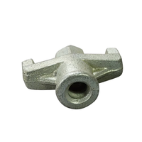Écrous à oreilles pour construction industrielle et barres de tirage, écrous de coffrage - Pièces de connexion pour échafaudages en acier peint/galvanisé