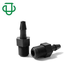 Connecteur droit externe fileté en plastique PP noir de haute qualité 1/8-28BSPT, anti-lumière, pour la connexion d'accessoires de tuyauterie - Product Image 3