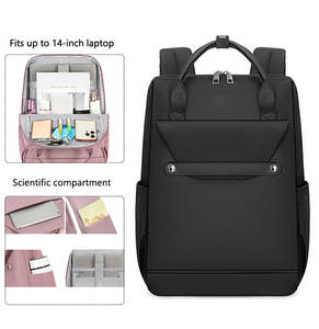 <span class=keywords><strong>Zaino</strong></span> portatile Oxford leggero per le donne 14 "borsa da pendolarismo resistente Multi uso da <span class=keywords><strong>viaggio</strong></span> <span class=keywords><strong>zaino</strong></span> da lavoro - Product Image 1