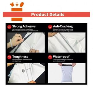 High Quality Recyclable Biodegradable <b>Compostable</b> Large Hot Sale Black Eco Friendly Waterproof Poly Mailers Self-adhesive - Product Image 4