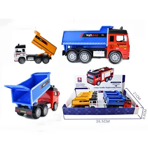 Hoge Kwaliteit Groothandel Engineering Voertuig Model Vrachtwagen Speelgoed Dump Truck Voor Engineering Modder Transport