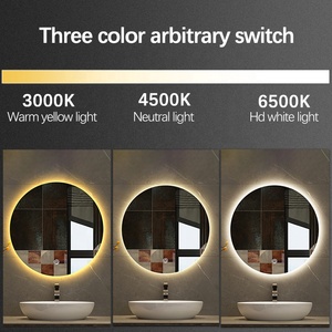 Tiêu chuẩn Châu Âu ánh sáng có thể điều chỉnh <span class=keywords><strong>Led</strong></span> Bath vòng gương cảm ứng hiện đại chuyển đổi màn hình thông minh phòng tắm gương với <span class=keywords><strong>LED</strong></span> ánh sáng - Product Image 4