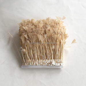 Nastro di piume di tacchino tinto di marabù piuma per danza vestito di stoffa con accessori di abbigliamento decorazione per la casa artigianato - Product Image 2