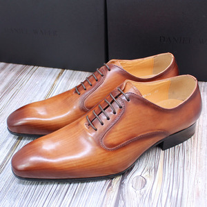 Sh11147a Top Pick zapatos de hombre color marrón formal tamaño 46 zapatos de hombre boda blanco - Product Image 2