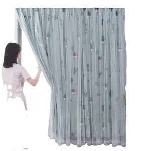 Vorhang New Design dünner Vorhangs toff für das Wohnzimmer Einfach zu installieren