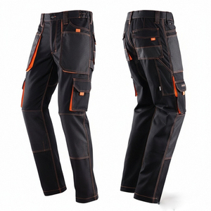 Pantaloni da Lavoro Meccanico Traspiranti Riflettenti in Cotone Unisex Certificati EN/CE Resistenti all'Abrasione e alle Alte Temperature - Product Image 6
