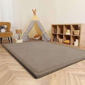 Tappeto per Cameretta dei <span class=keywords><strong>Bambini</strong></span> Morbido Tappetino Antiscivolo in Velluto Corallo a Coste per Ragazzi Tappeto Moderno in Memory Foam Tappetino da Gioco per Neonati e <span class=keywords><strong>Bambini</strong></span> - Product Image 1
