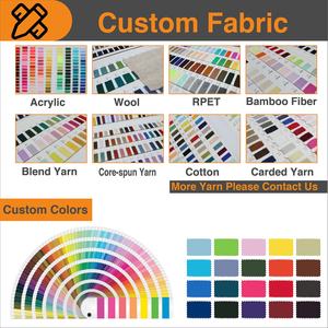 Bonnet personnalisé chaud et épais avec pompon, logo brodé en 3D, motif camouflage/écarlate, en acrylique, doublure polaire, pour l'hiver - Product Image 6