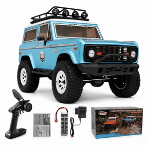 RGT 136100V3-FD CRUISER RC-4 1/10 Vintage Bronco RC <span class=keywords><strong>Rock</strong></span> Crawler 4WD avec essieu métallique intégré pour ESC, camion RTR, chargeur - Product Image 1