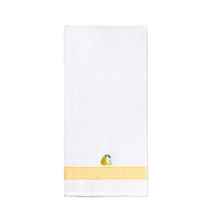 Serviettes de cuisine 100% coton pur, séchage rapide, motif fruit brodé, rectangulaires, multifonctionnelles, usage domestique - Product Image 5