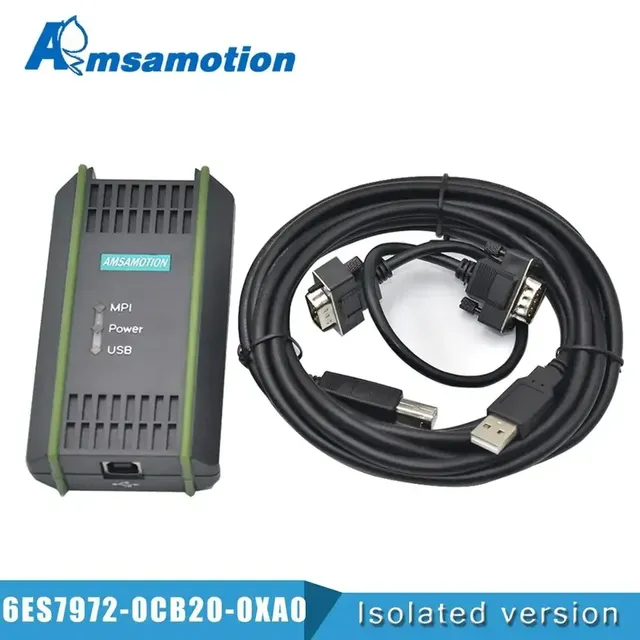 USB Programming Cable 6ES7972-0CB20-0XA0 PC Adapter for Siemens S7-200/300/400 PLC RS485 Profibus MPI PPI DP Communication