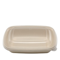 Emballage à emporter écologique en bagasse de canne à sucre et pulpe de papier, biodégradable, compostable, gaufré, pour sushis, fabriqué à partir de matériaux recyclés