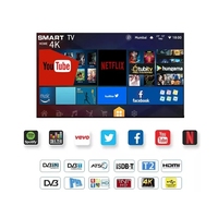 TV Pintar TCL 4K UHD LED 2026 120Hz 16:09 Hitam 65-100" Inci TV Hotel Android Mendukung PAL/NTSC/Secam