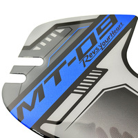 Autocollant de réservoir de carburant ISURE MT 09 Accessoire de voiture et de moto de sport antidérapant en os de poisson fabriqué en matériau durable