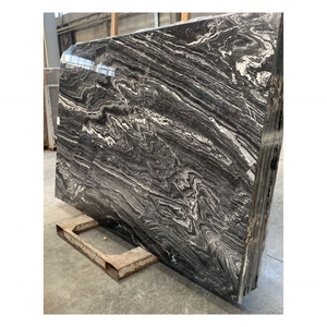 Losa y azulejo de mármol negro Orion con soluciones de Proyecto de venas mesas de encimeras pulidas decoración del hogar Kemalpasa - Product Image 1