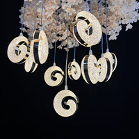 Guirlande lumineuse LED pour mariage, 10 têtes, acrylique, écologique, IP65, décoration de lieu de mariage moderne et luxueuse, personnalisable en usine