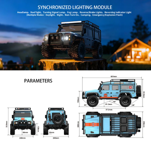 New Arrival MJX H8H V2 RC Crawler 1:<b>8</b> Scale Brushless Off-Road Vehicle Differential Lock 2CH Remote Control 80M Charger - Product Image 6