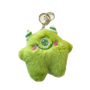<b>Small</b> Monster Plush Toy Keychain Doll <b>Bag</b> Accessory, Suitable As a Gift for Boys and Girls on Festivals - Product Image 6