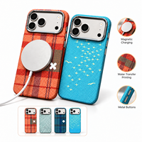 Étui de téléphone magnétique à motifs de luxe pour iPhone 18 Pro Max 17 Pro Max 16 15 14 13