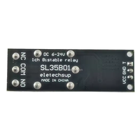 ZOPRO N1-4CH Relay multifungsi Bistable DC 12V papan pelatuk Flip-Flop PN mengunci sendiri dudukan rel Din untuk Raspberry PI