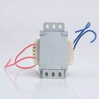 Transformateur carré personnalisé à noyau EI 110V 6V 0.1kW, petite puissance, bobine à double enroulement, enroulement en cuivre pur, pour appareils électroménagers, audio et sécurité